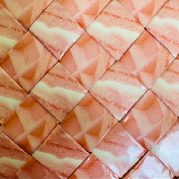 Vintage Handmade Recycled Pink Bubble Gum Wrapper Purse Crossbody Bag - Picture 2 of 8